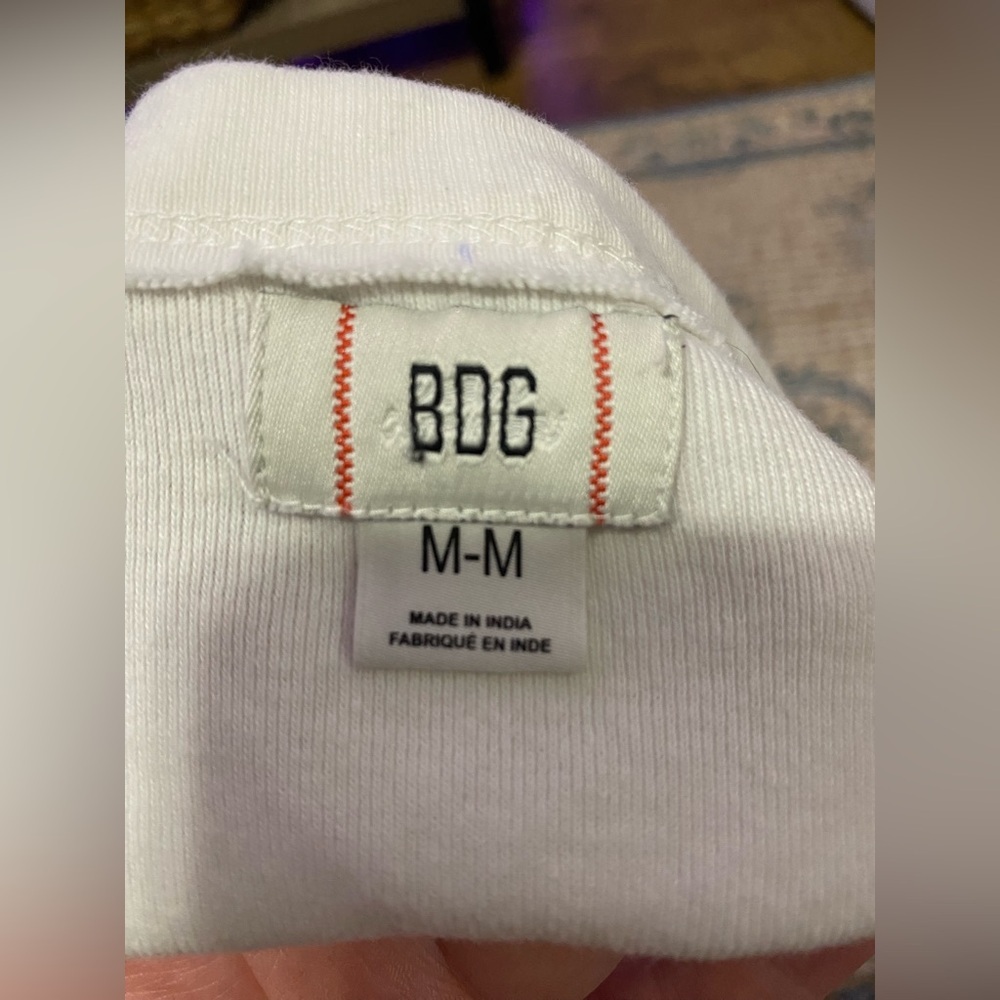 BDG White Halter Crop Top - Picture 6 of 6